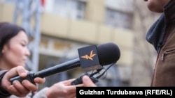 Last month, the Kyrgyz Interior Ministry told RFE/RL that it had asked a court in Bishkek to halt its media operations in the country. (file photo)