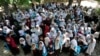 Afghan schoolgirls attend an open-air primary school in Khogyani, a district in eastern Nangarhar Province. (file photo)