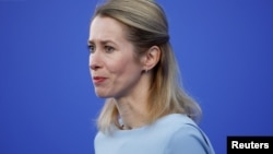 Estonian Prime Minister Kaja Kallas