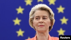 While European Commission President Ursula von der Leyen addressed issues connected to the war in Ukraine toward the end of her speech, there was little fighting talk.