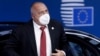 Bulgarian Prime Minister Boyko Borisov arrives for an EU summit in Brussels on October 16.