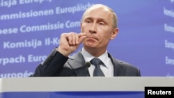 Russian Prime Minister Vladimir Putin has described the EU's proposed energy market regulations as "no better than terrorism."