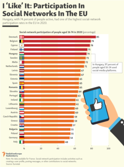 Infographic - I ‘Like’ It: Participation In Social Networks In The EU