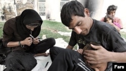 According to recent official figures, the number of drug addicts in Iran has doubled in the past six years. (file photo) 