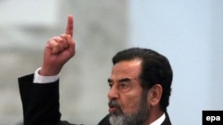 Former Iraqi leader Saddam Hussein