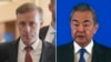 U.S. national-security adviser Jake Sullivan (left) and Chinese Foreign Minister Wang Yi (combo photo)