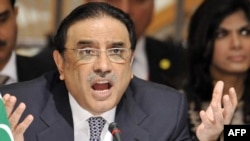 In Tokyo, Pakistani President Asif Ali Zardari said defeat by the Taliban would be defeat for the world.