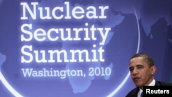 U.S. President Barack Obama has welcomed commitments made at the Nuclear Security Summit in Washington.