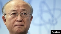 IAEA chief Yukiya Amano was optimistic ahead of his talks with Iranian officials.