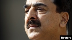 Pakistan's Prime Minister Yusuf Raza Gilani