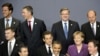 U.S. and European leaders in a snippet from the family picture session after North Atlantic Council meeting in Lisbon that preceded the U.S.-EU mini-summit.