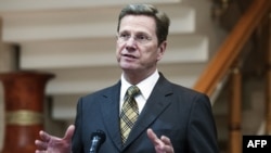 German Foreign Minister Guido Westerwelle