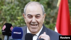 Iyad Allawi is the leader of the Al-Iraqiyah bloc.