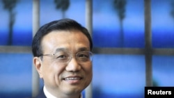 Chinese Vice Premier Li Keqiang visits European Commission headquarters in Brussels in May.