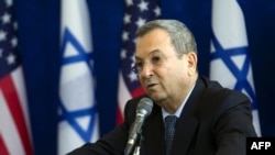 Israeli Defense Minister Ehud Barak