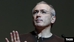 Mikhail Khodorkovsky in Kyiv in early March