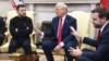 Ukrainian President Volodymyr Zelenskyy (left), US President Donald Trump, and US Vice President JD Vance stand off at the White House on February 28.