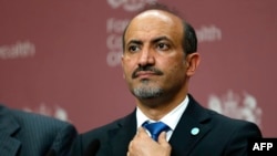 Syrian National Coalition leader Ahmad al-Jarba 