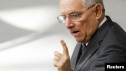 German Finance Minister Wolfgang Schaeuble (file photo)