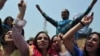 Pakistani eunuchs and transgenders demonstrate for their rights in the city of Peshawar in 2011. 