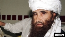 Pakistani militant Jalaluddin Haqqani (file photo)