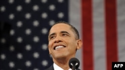 U.S. President Barack Obama delivered his first State Of The Union speech to a joint session of Congress