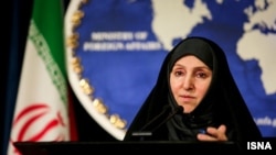 Iranian Foreign Ministry spokeswoman Marzieh Afkham