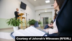 The Jehovah's Witnesses faith is outlawed in Russia. 