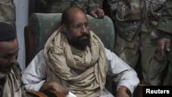 Saif al-Islam Qaddafi after his capture on November 19