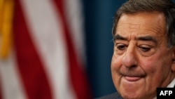 U.S. Secretary of Defense Leon Panetta in the Pentagon briefing room in early November