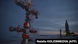 Wellhead equipment at a resource base for the Arctic LNG 2 project Russia's Gydan Peninsula on the Kara Sea. (filephoto)