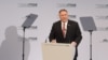 U.S. Secretary of State Mike Pompeo speaks at the Munich Security Conference on February 15. 