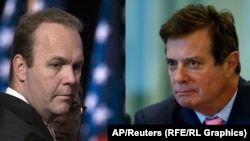 Paul Manafort (R) and Rick Gates