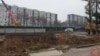 Construction on the new line of the Tashkent metro. 