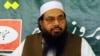 Hafiz Mohammad Saeed, the founder of Lashkar-e Taiba, attends a news conference in Rawalpindi on April 4.