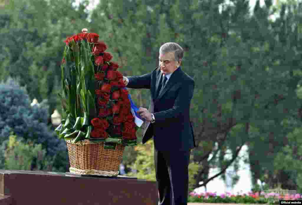 Uzbekistan - Day of Remembrance of the First President Islam Karimov. Photo from the president&#39;s website.