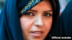 Naeimeh Eshraghi, granddaughter of Ayatollah Khomeini, the founder of Iran's Islamic republic