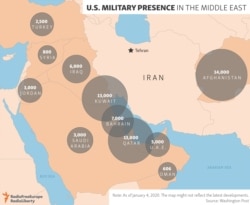 MAP: U.S. Military Presence In The Middle East