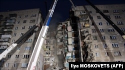 Suspected Gas Explosion Devastates High-Rise In Russia's Magnitogorsk