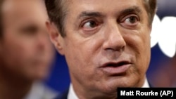 Paul Manafort is accused of evading U.S. taxes by hiding millions of dollars in income he received from advising Ukrainian politicians in the years before he became Trump's campaign chairman in 2016. (file photo)